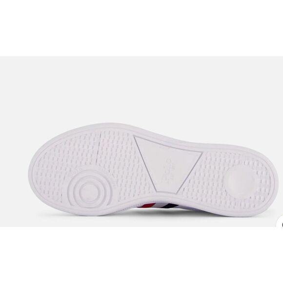 Ralph Lauren Polo White Leather Sneaker - Picture 6 of 8